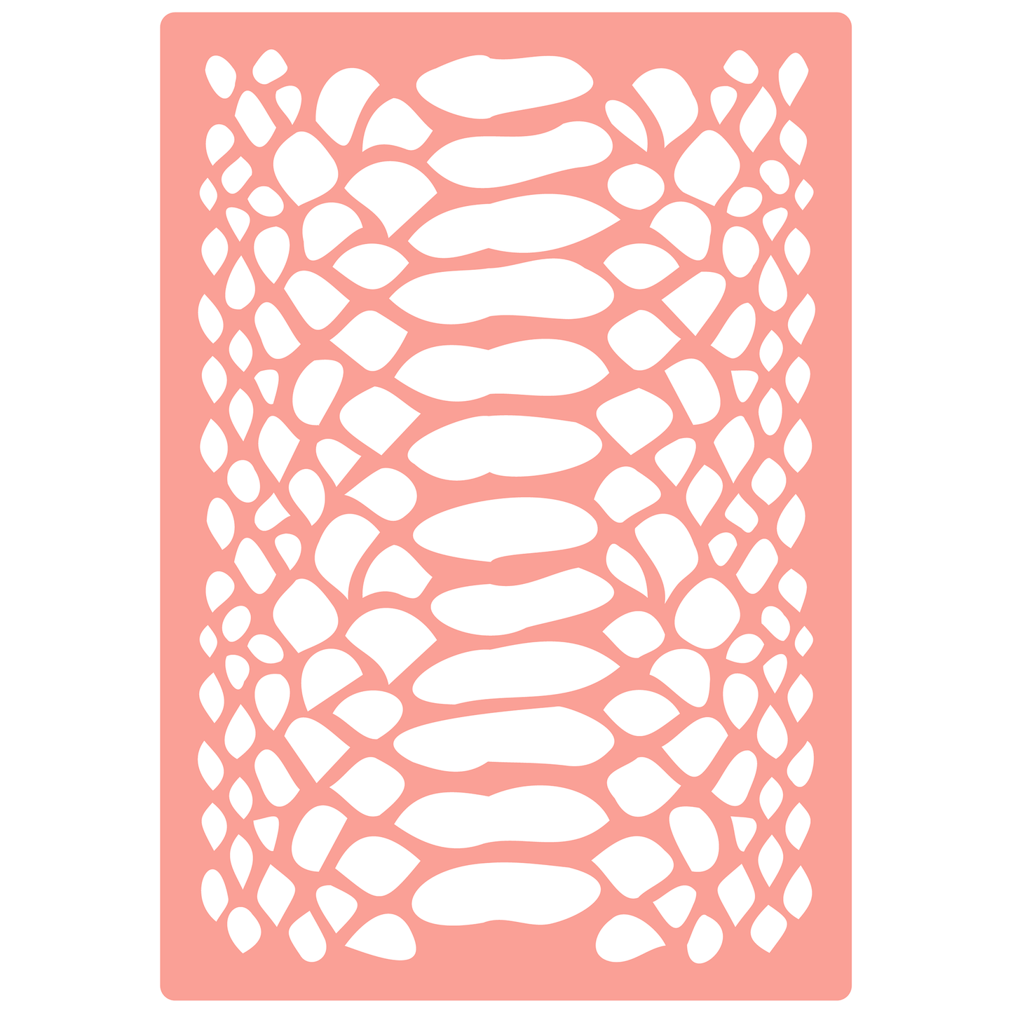 Reusable Stencil - Professional Quality - Snake Skin (seamless) - Made in the UK - High Adhesive - Pink Vinyl Material for Glass, Mirrors, Bottles, Tiles, Wood