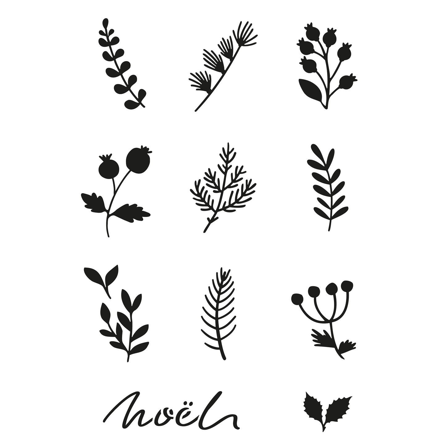 Reusable Stencil - Professional Quality - Christmas Tiles #2 - Made in the UK - Food Safe Non Adhesive -  White Laser Cut PET Material for Cakes, Cookies, Coffees, Serving Plates