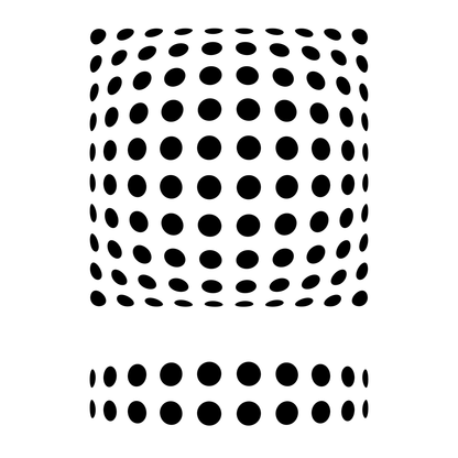 Reusable Stencil - Professional Quality - Crazy Circles - Made in the UK - High Adhesive -  Pink Vinyl Material for Glass, Mirrors, Bottles, Tiles, Wood